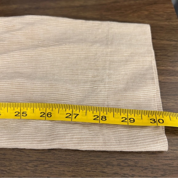 ❤️ Club Monaco Men's Beige Linen Blend Chinos Size 31x32 - Picture 8 of 9